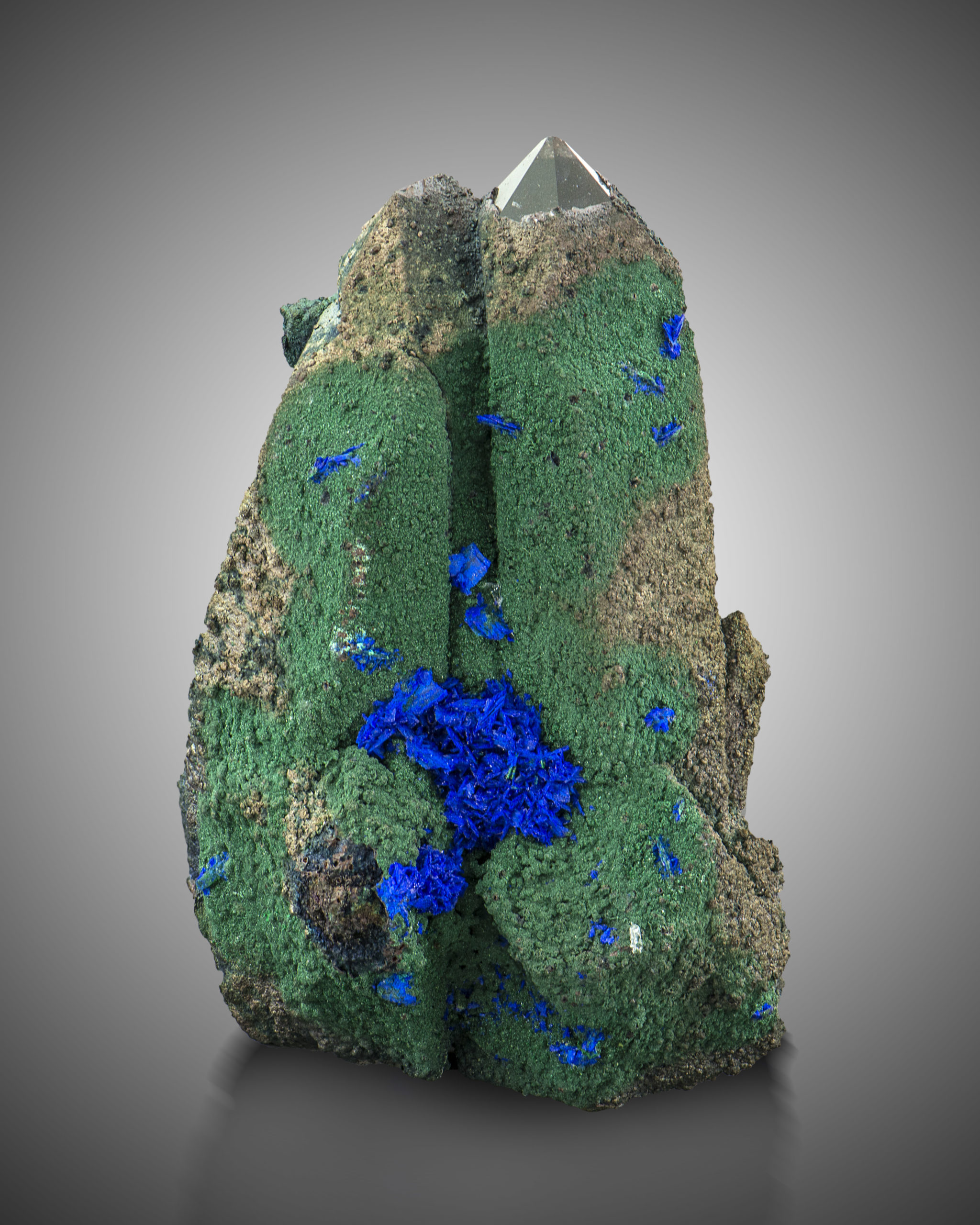 QUARTZ, AZURITE, MALACHITE - Morocco - GFS0033 - MCP Gallery